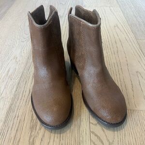 Emu Brown Hepburn Leather Ankle Boots/Booties